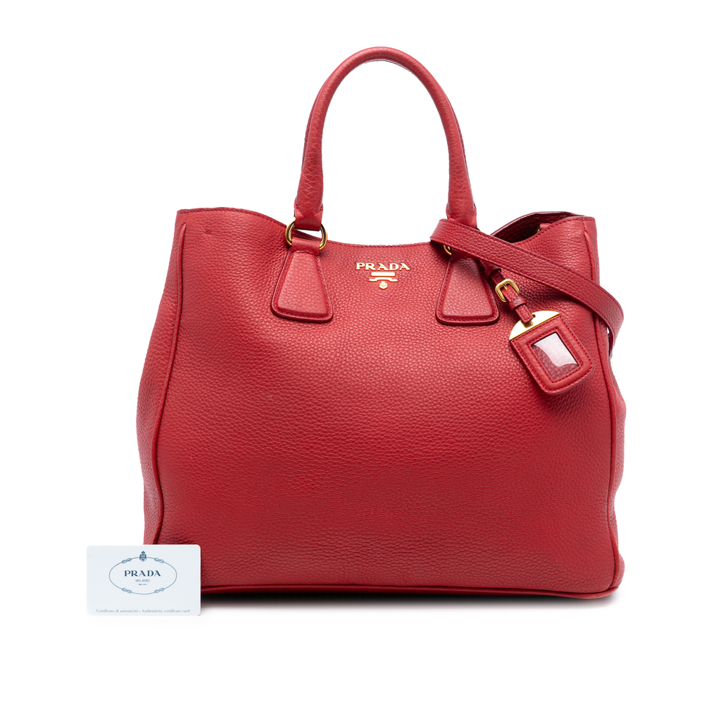 Pre-Loved Prada Vitello Daino Open Convertible Tote - Picture 7 of 7